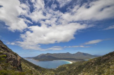 Wineglass Körfezi, Coles Körfezi Freycinet Ulusal Parkı, Tazmanya.