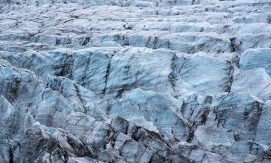Buzdağları Jokulsarlon lagün, altında Breidamerkurjokull buzul, Sudhurland, İzlanda