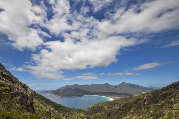 Wineglass Bay Coles Bay Dans Parc National Freycinet Tasmanie — Photo