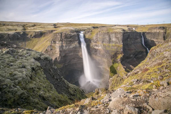 Hifoss Fall Foss River Islandia Sur Islandia Borde Las Tierras — Foto de Stock