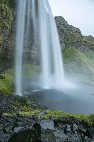 Seljalandsfoss Vízesés Izlandon — Stock Fotó