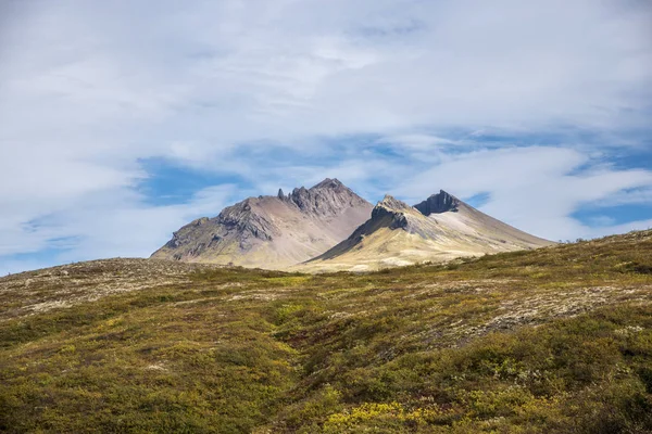 Hvannadalshnkur Visto Desde Ruta Senderismo Svartifoss Islandia — Foto de Stock