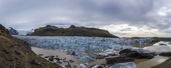 Panorama Glacier Svinafellsjokull Islande — Photo