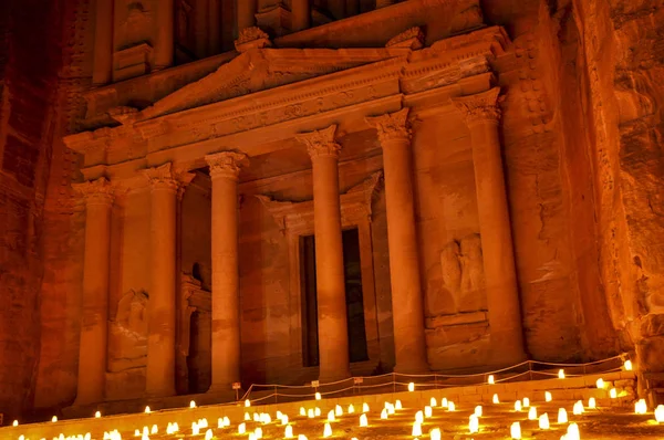 The Petra Treasury at Night