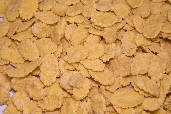 Honey Crunchy Flakes Solid Background Photographed — Stock Photo, Image