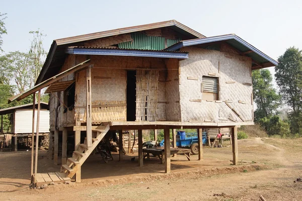 Traditional village of Katu minority, Laos, Asia — Stock Photo, Image