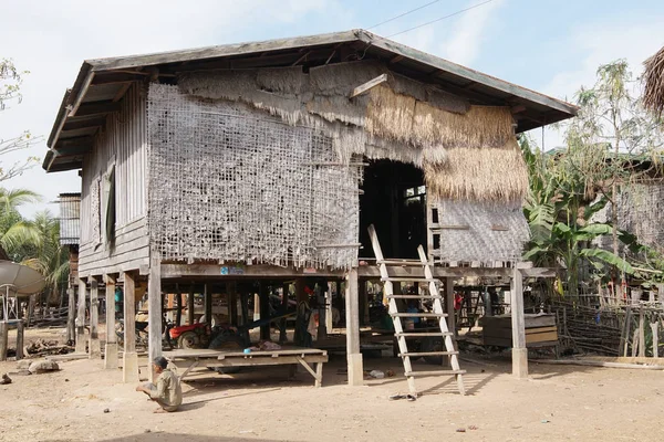 Village, Laos, Ásia — Fotografia de Stock