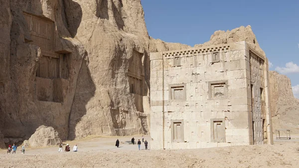 Necropolis, Naqsh-e Rostam, Iran, Asien — Stockfoto
