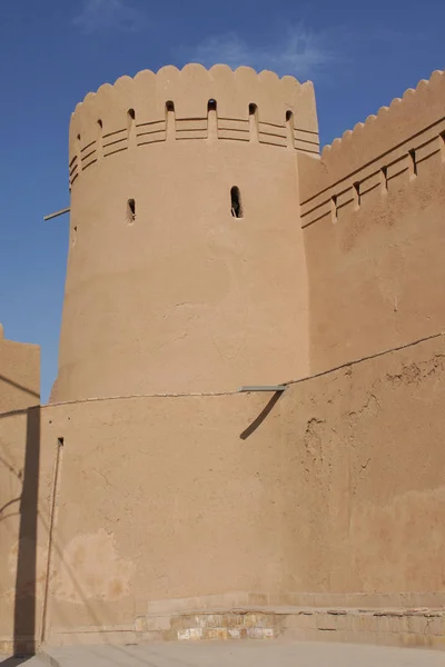 Stadtmauer, yazd, iran — Stockfoto