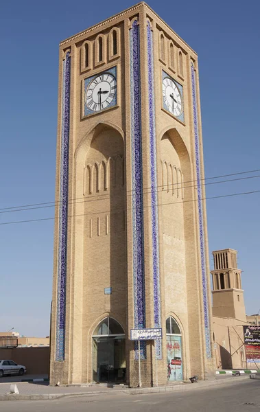 Πύργος του ρολογιού, Yazd, Ιράν, Ασία — Φωτογραφία Αρχείου