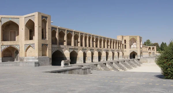 Khaju Bridge, Isfahan, Iran, Asia — Stockfoto