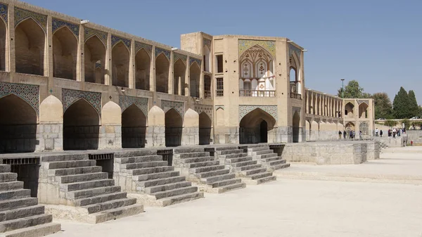 Ponte Khaju, Isfahan, Irão, Ásia — Fotografia de Stock