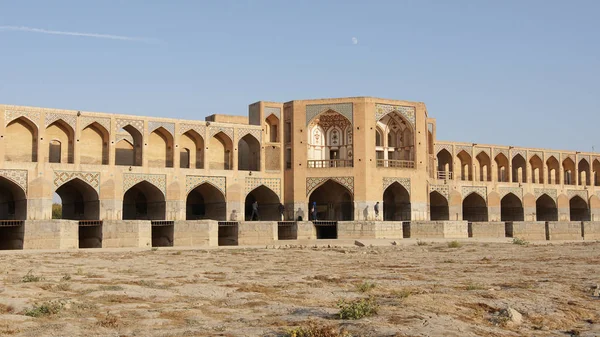 Khaju Bridge, Isfahan, Iran, Asia — Stock Photo, Image