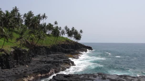 Boca de Inferno, Sao Tome en Principe — Stockvideo