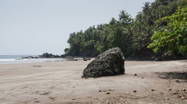 Yedi dalga Beach, Sao Tome ve Principe, Afrika
