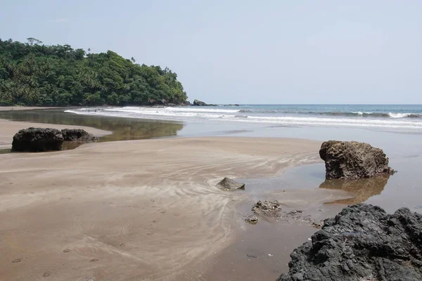 Seven Wave Beach São Tomé Príncipe África — Fotografia de Stock