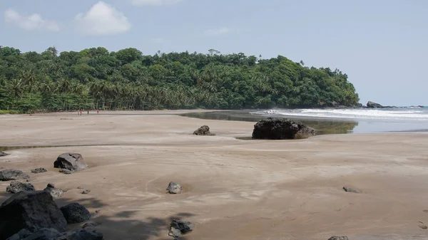 Playa Las Siete Olas Santo Tomé Príncipe África —  Fotos de Stock