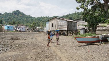 Ribeira Afonso Köyü, Sao Tome, Afrika