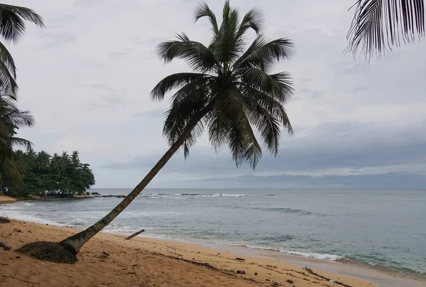 Praia Inhame, Sao Tome and Principe, Afryka — Zdjęcie stockowe