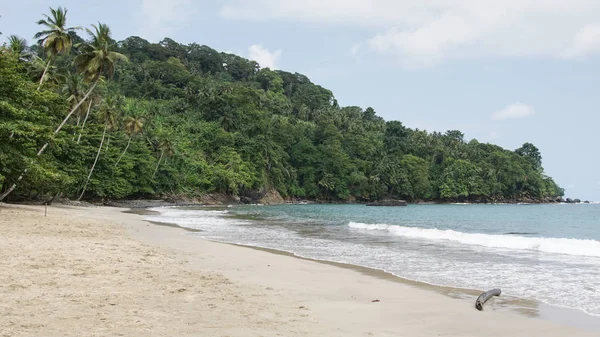Praia Micondo, São Tomé e Príncipe — Fotografia de Stock