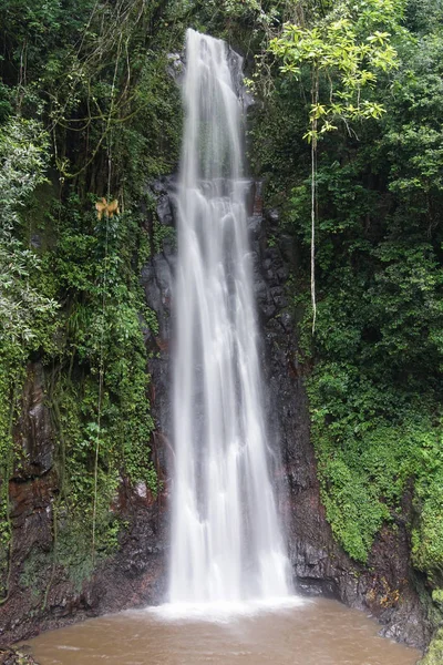 Vattenfall Sao Nicolau Sao Tome Och Principe Afrika — Stockfoto