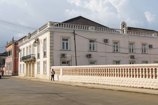 Edificios coloniales de Santo Tomé, Santo Tomé y Príncipe, África — Foto de Stock