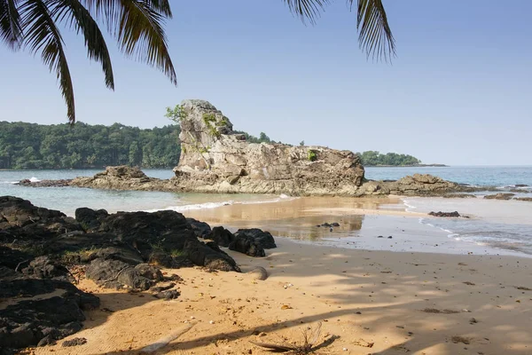 Praia Coco, Sao Tome and Principe, Afryka — Zdjęcie stockowe