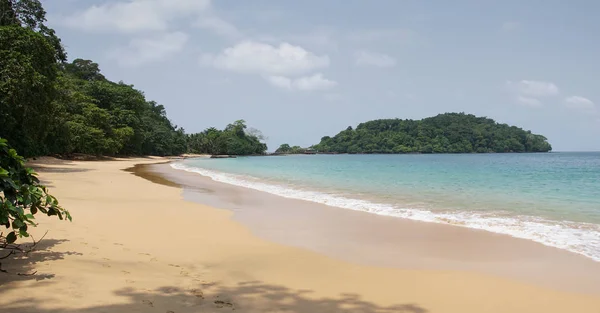Praia Coco Sur Île Principe Sao Tomé Principe Afrique — Photo