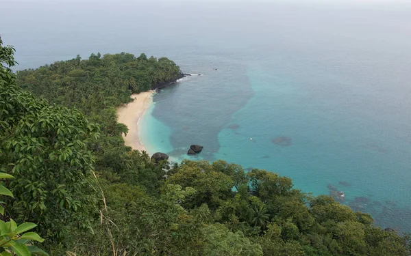 Banana Beach, Sao Tomé en Principe, Afrika — Stockfoto