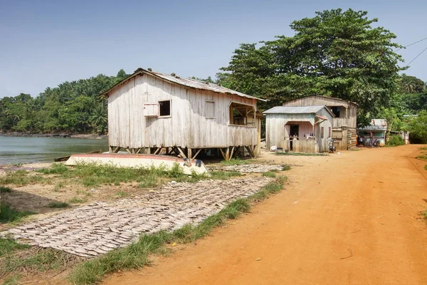 Village Abade, Príncipe, África — Fotografia de Stock