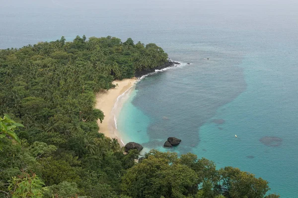 Playa del plátano, Santo Tomé y Príncipe, África — Foto de Stock