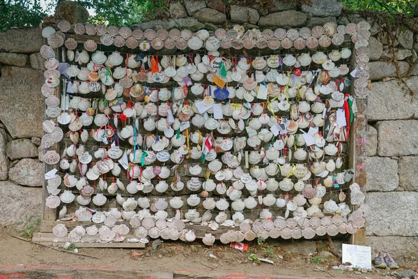 Trilho de peregrinos, Caminho de Santiago, Espanha — Fotografia de Stock