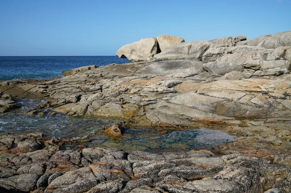 Galiçya Nın Güzel Manzarası Grove Yakın Kıyı Şeridi Spanya Avrupa — Stok fotoğraf