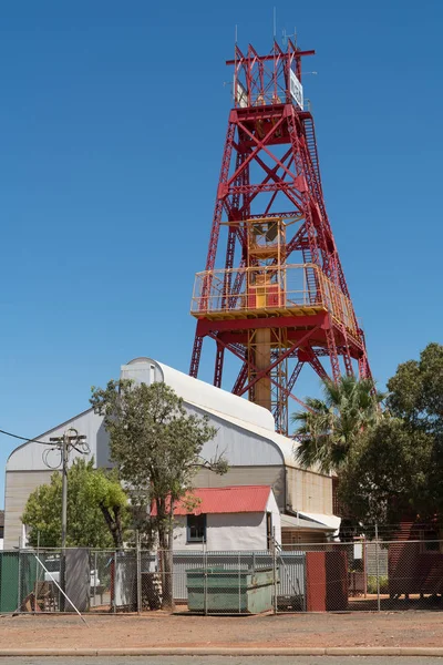 Kalgoorlie Australien Januar 2018 Grubenrahmen Einer Alten Goldmine Bergbaumuseum Kalgoorlie — Stockfoto