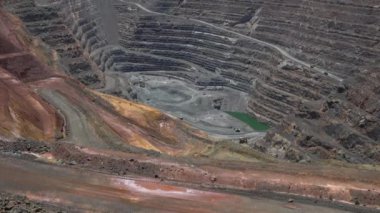 Kalgoorlie, Avustralya - 27 Ocak 2018: Görünüm süper çukura yakın Batı Avustralya üzerinde 27 Ocak 2018 Kalgoorlie altın madeni