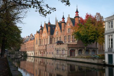 Bruges, Belçika sabahın erken saatlerinde
