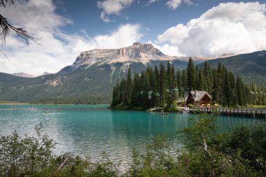 Emerald Lake, Yoho Ulusal Parkı, British Columbia, Kanada