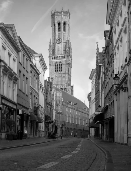 Brzy ráno v Bruggách, Belgie — Stock fotografie