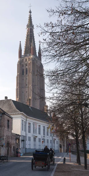 Belçika 'nın tarihi Bruges kenti — Stok fotoğraf