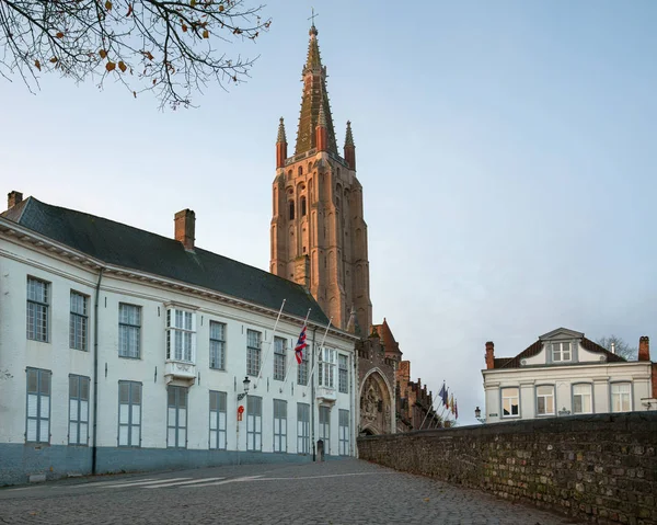 Belçika 'nın tarihi Bruges kenti — Stok fotoğraf