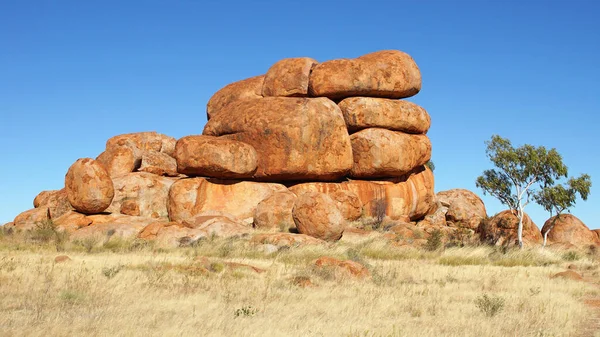 Mármoles Del Diablo Carretera Stuart Territorio Del Norte Australia — Foto de Stock