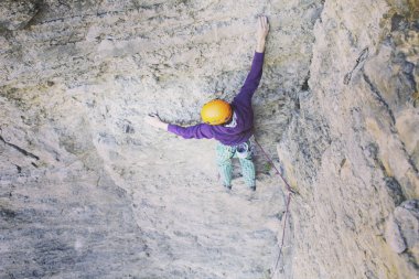 Sonraki el için ulaşan dağcı tutun, Joshua Tree Nation
