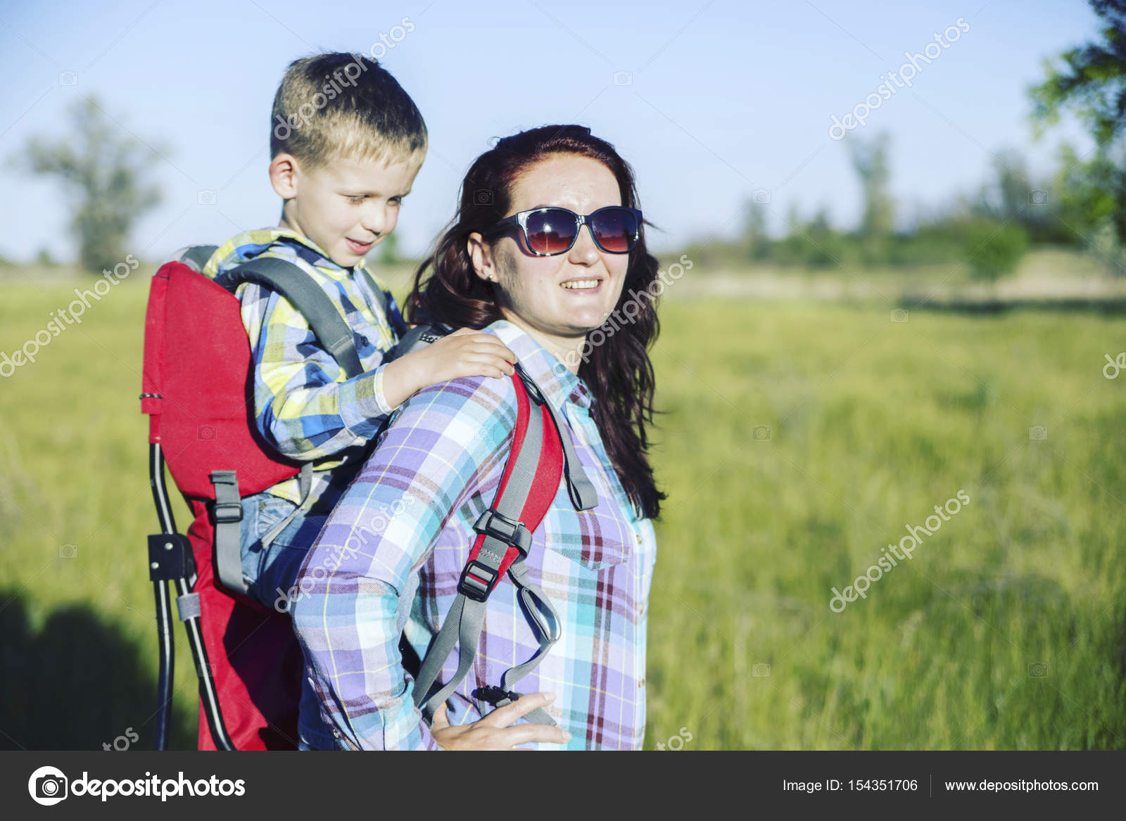 baby in a backpack