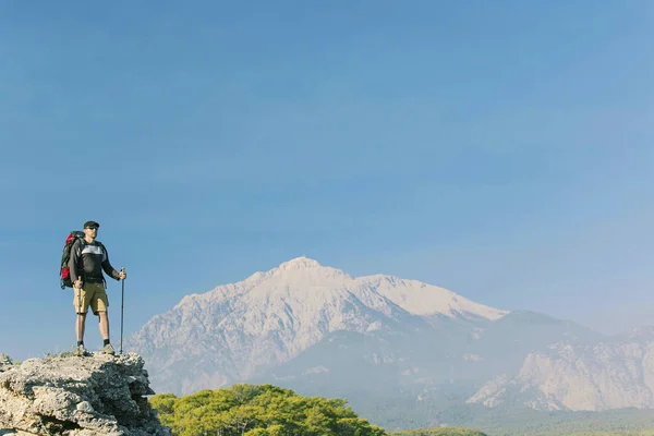 Trekking a lo largo del sendero Lycian. La increíble naturaleza de Turquía. S — Foto de Stock