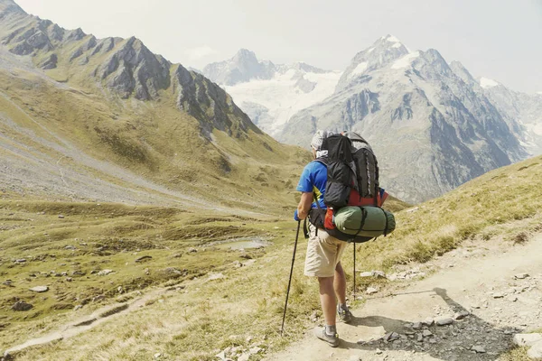 Campaña alrededor del Mont Blanc.Campaña alrededor del Mont Blanc . — Foto de Stock