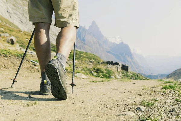 Εκστρατεία γύρω από το Mont Blanc.Campaign γύρω από το Mont-Blanc. — Φωτογραφία Αρχείου