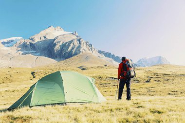 Yaklaşık 200 km benzersiz bir trek tur du Mont Blanc's bir