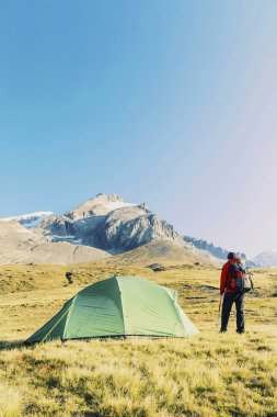 Yaklaşık 200 km benzersiz bir trek tur du Mont Blanc's bir