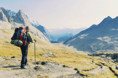 Yaklaşık 200 km benzersiz bir trek tur du Mont Blanc's bir