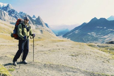 Yaklaşık 200 km benzersiz bir trek tur du Mont Blanc's bir